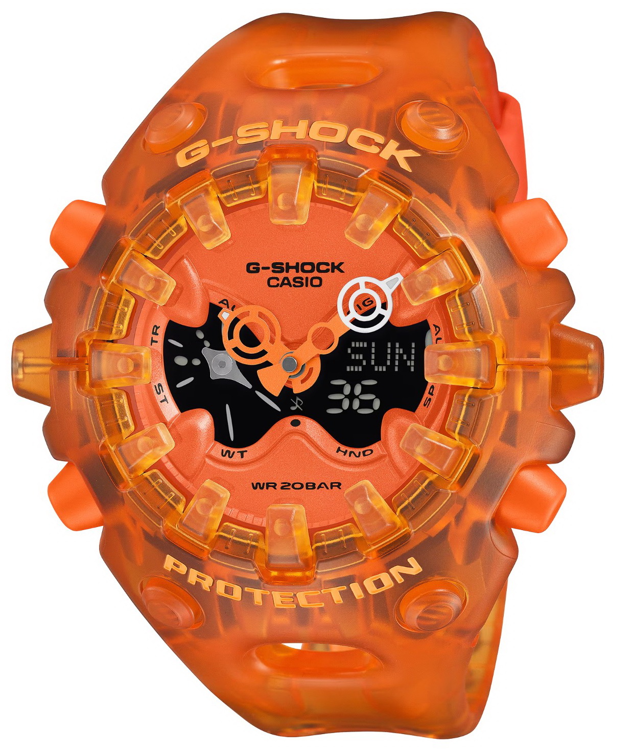 Casio G-Shock GAV01SKE-4A G-Shock Toughness Translucent Orange Watch