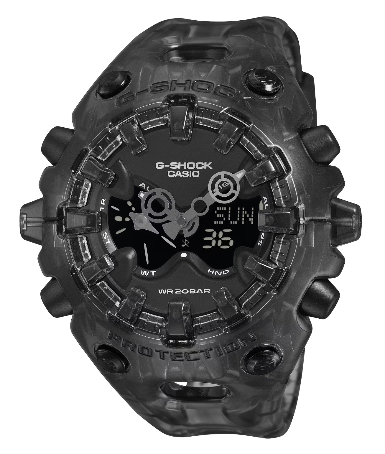 Casio G-Shock GAV01SKE-8A G-Shock Toughness Translucent Black Watch