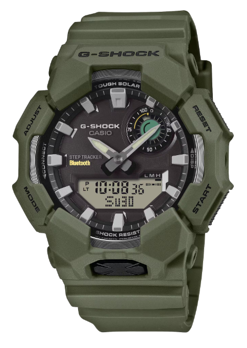 Casio G-Shock GAB010-3A Solar Powered Smart Phone Link Step Tracker Green Watch