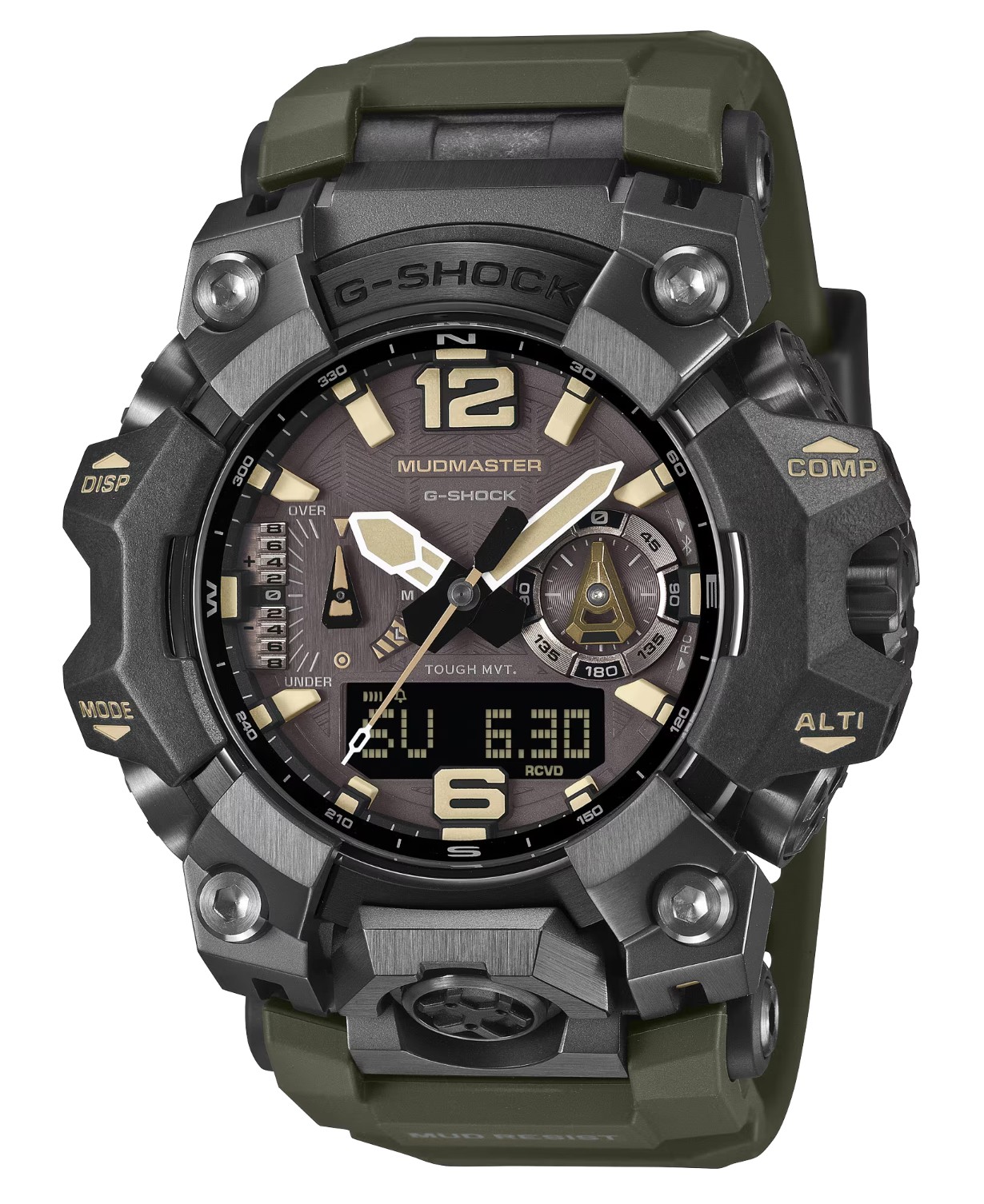 Casio G-Shock GWGB1000-1A3 MUDMASTER MATER OF G Atomic Solar Powered Green Watch