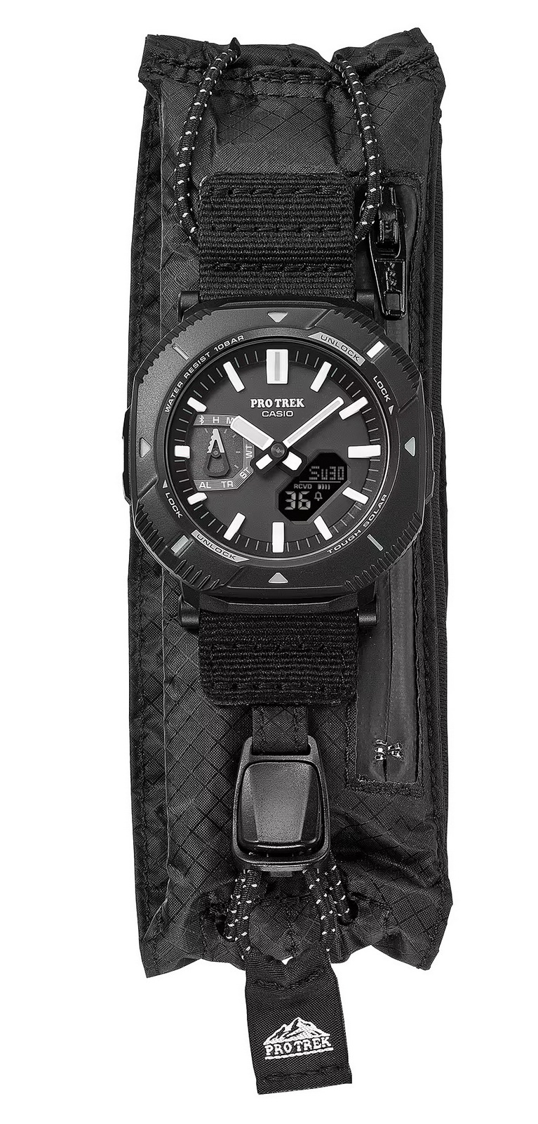 Casio Pro Trek PRJB001EX-1 Tough Solar Powered Bluetooth Connected Black Watch