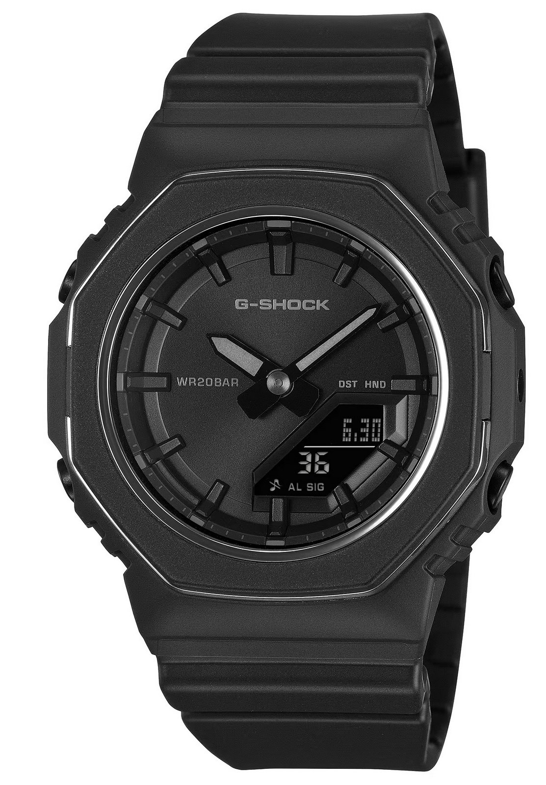 Casio G-Shock GMAP2110B-1A Analog-Digital Bio Based Metallic Bezel Black Watch