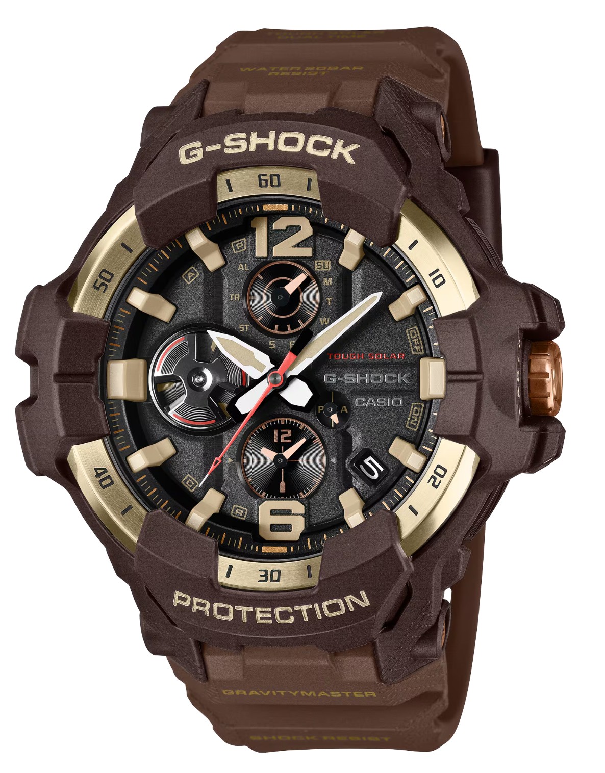 Casio G-Shock GRB300H-5A GRAVITYMASTER Bluetooth Connected Solar Brown Watch