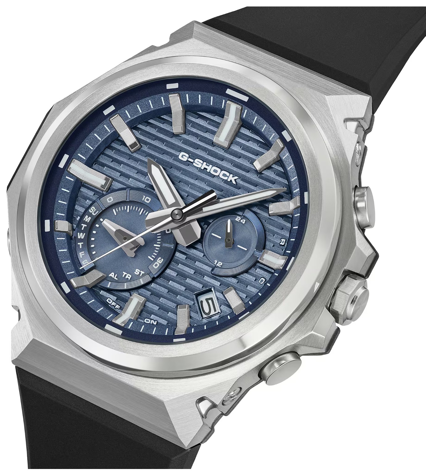 Casio G-Shock GSTB1000-2A G-STEEL Solar Powered Bluetooth Connected Blue Watch - Image 2