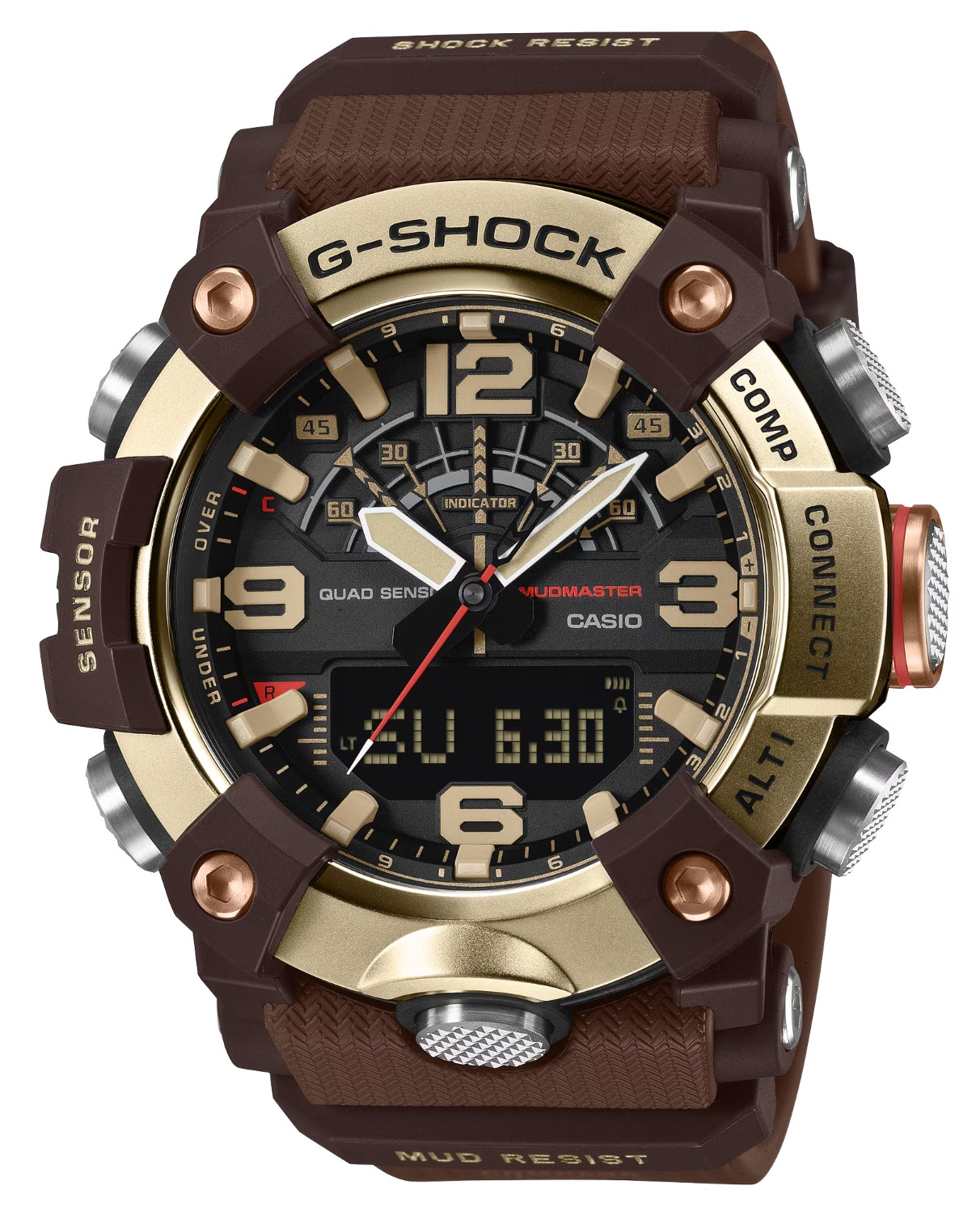 Casio G-Shock GGB100XMH-5A MUDMASTER MASTER OF G SERIES Quad Sensor Brown Watch