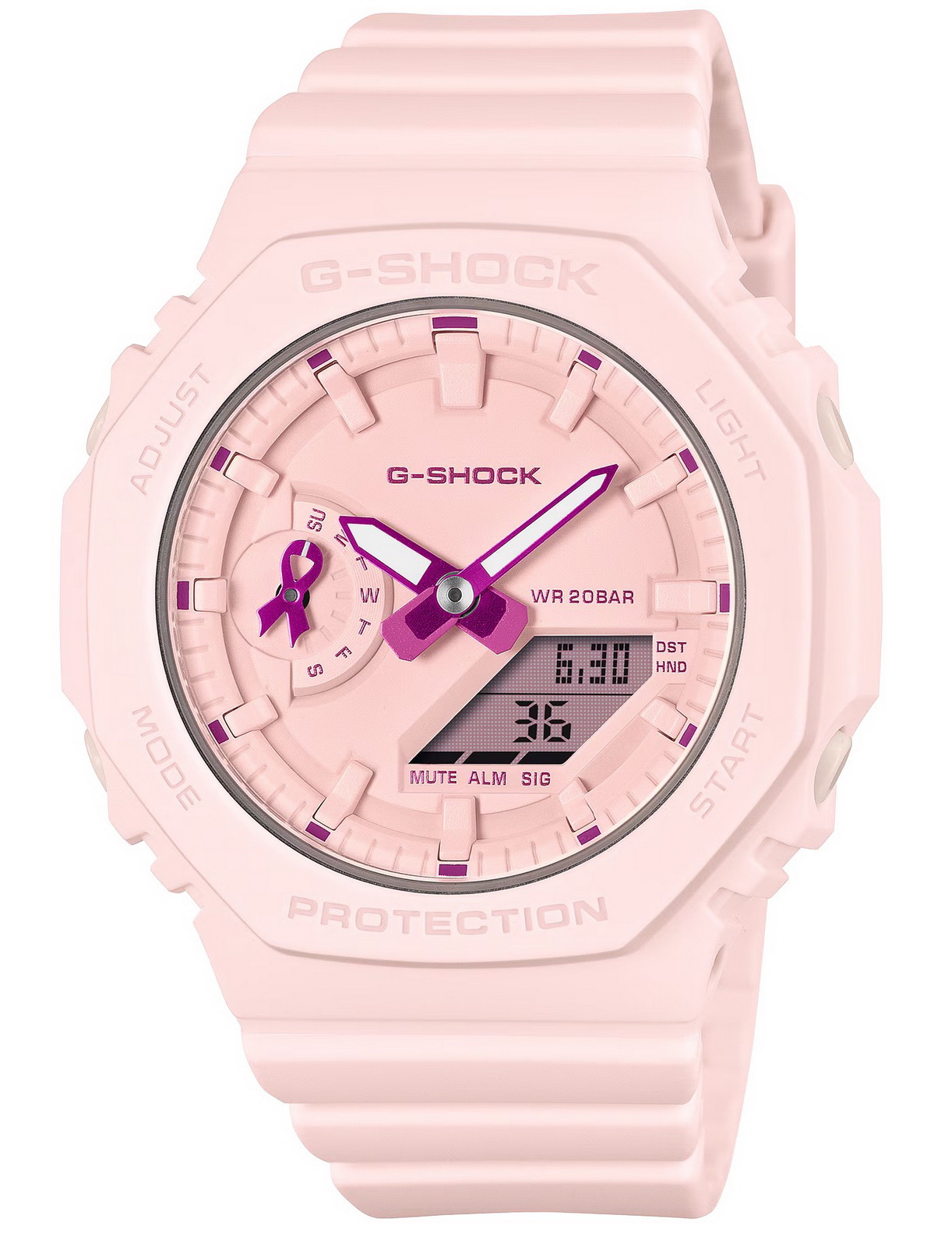 Casio G-Shock GMAS2100PR-4A Breast Cancer Awareness Pink Ribbon Campaign Watch