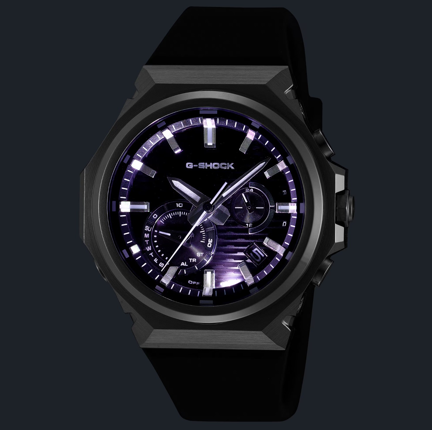 Casio G-Shock GSTB1000-2A G-STEEL Solar Powered Bluetooth Connected Blue Watch - Image 8