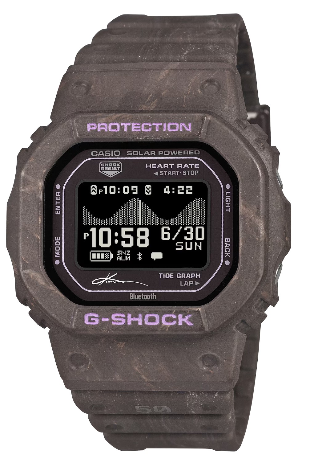 Casio G-Shock GBXH5600KI-5 Kanoa Igarashi Signature Line Pro Surfer Brown Watch